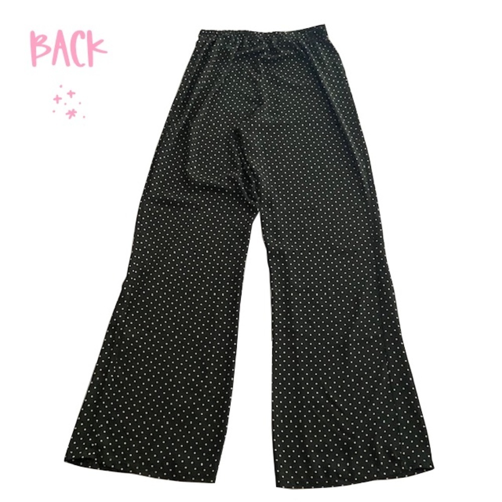 Sage the Label Green Polka Dot Wide‎ Leg Pants - Picture 4 of 4